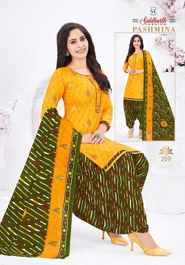 Siddharth Pashmina 2 Ready Made Casual Daily Wear Cotton Printed Dress Collection